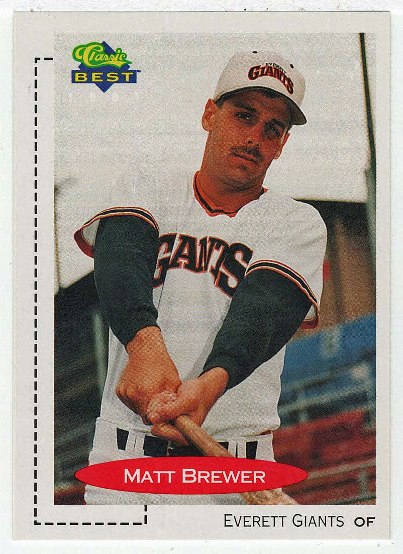Matt Brewer - Everett Giants (MLB - Minor League Baseball Card) 1991 Classic Best # 420 Mint