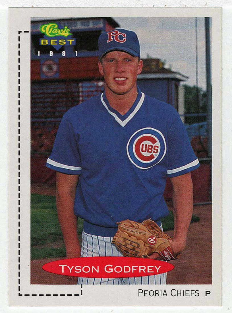 Tyson Godfrey - Peoria Chiefs (MLB - Minor League Baseball Card) 1991 Classic Best # 432 Mint