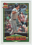 Kevin Maas - New York Yankees - Record Breaker (MLB Baseball Card) 1991 Topps # 4 Mint