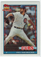 Paul Assenmacher - Chicago Cubs (MLB Baseball Card) 1991 Topps # 12 Mint