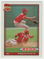 Mariano Duncan - Cincinnati Reds (MLB Baseball Card) 1991 Topps # 13 Mint