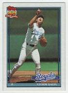 Storm Davis - Kansas City Royals (MLB Baseball Card) 1991 Topps # 22 Mint