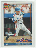 Gregg Jefferies - New York Mets (MLB Baseball Card) 1991 Topps # 30 Mint