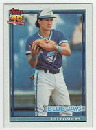 Pat Borders - Toronto Blue Jays (MLB Baseball Card) 1991 Topps # 49 Mint