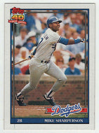 Mike Sharperson  - Los Angeles Dodgers (MLB Baseball Card) 1991 Topps # 53 Mint