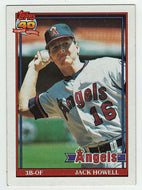 Jack Howell - California Angels (MLB Baseball Card) 1991 Topps # 57 Mint