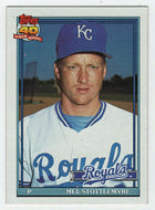 Mel Stottlemyre Jr. - Kansas City Royals (MLB Baseball Card) 1991 Topps # 58 Mint