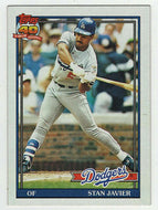 Stan Javier - Los Angeles Dodgers (MLB Baseball Card) 1991 Topps # 61 Mint