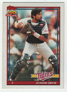 Junior Ortiz - Minnesota Twins (MLB Baseball Card) 1991 Topps # 72 Mint