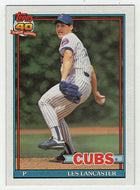 Les Lancaster - Chicago Cubs (MLB Baseball Card) 1991 Topps # 86 Mint