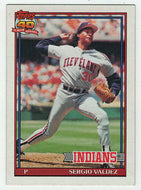 Sergio Valdez - Cleveland Indians (MLB Baseball Card) 1991 Topps # 98 Mint
