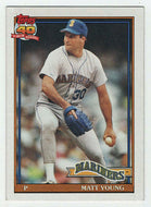 Matt Young - Seattle Mariners (MLB Baseball Card) 1991 Topps # 108 Mint