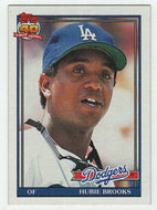Hubie Brooks - Los Angeles Dodgers (MLB Baseball Card) 1991 Topps # 115 Mint
