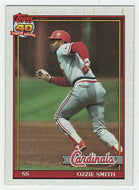 Ozzie Smith - St. Louis Cardinals (MLB Baseball Card) 1991 Topps # 130 Mint