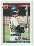 Jeff Treadway - Atlanta Braves (MLB Baseball Card) 1991 Topps # 139 Mint