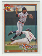 Lou Whitaker - Detroit Tigers (MLB Baseball Card) 1991 Topps # 145 Mint