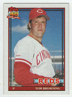 Tom Browning - Cincinnati Reds (MLB Baseball Card) 1991 Topps # 151 Mint
