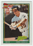 Ozzie Canseco - Oakland Athletics (MLB Baseball Card) 1991 Topps # 162 Mint