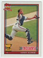 Sandy Alomar Jr. - Cleveland Indians (MLB Baseball Card) 1991 Topps # 165 Mint
