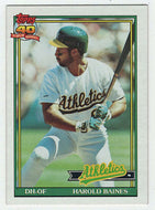 Harold Baines - Oakland Athletics (MLB Baseball Card) 1991 Topps # 166 Mint