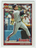 John Orton - California Angels (MLB Baseball Card) 1991 Topps # 176 Mint