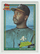 Reggie Harris - Oakland Athletics (MLB Baseball Card) 1991 Topps # 177 Mint