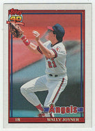 Wally Joyner - California Angels (MLB Baseball Card) 1991 Topps # 195 Mint