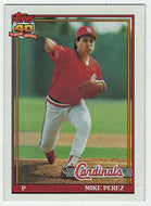 Mike Perez RC - St. Louis Cardinals (MLB Baseball Card) 1991 Topps # 205 Mint