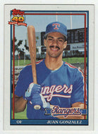 Juan Gonzalez - Texas Rangers (MLB Baseball Card) 1991 Topps # 224 Mint