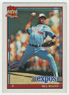 Mel Rojas - Montreal Expos (MLB Baseball Card) 1991 Topps # 252 Mint