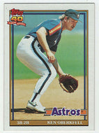 Ken Oberkfell - Houston Astros (MLB Baseball Card) 1991 Topps # 286 Mint