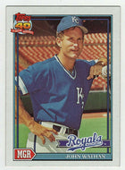 John Wathan - Kansas City Royals - Manager (MLB Baseball Card) 1991 Topps # 291 Mint