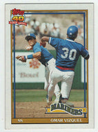 Omar Vizquel - Seattle Mariners (MLB Baseball Card) 1991 Topps # 298 Mint