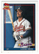 Lonnie Smith - Atlanta Braves (MLB Baseball Card) 1991 Topps # 306 Mint