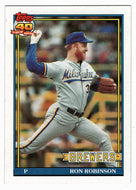 Ron Robinson - Milwaukee Brewers (MLB Baseball Card) 1991 Topps # 313 Mint