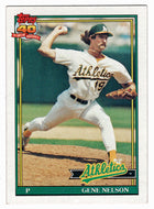 Gene Nelson - Oakland Athletics (MLB Baseball Card) 1991 Topps # 316 Mint