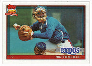 Mike Fitzgerald - Montreal Expos (MLB Baseball Card) 1991 Topps # 317 Mint