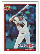Luis Rivera - Boston Red Sox (MLB Baseball Card) 1991 Topps # 338 Mint