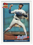 Ramon Martinez - Los Angeles Dodgers (MLB Baseball Card) 1991 Topps # 340 Mint