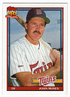 John Moses - Minnesota Twins (MLB Baseball Card) 1991 Topps # 341 Mint