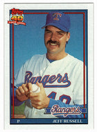 Jeff Russell - Texas Rangers (MLB Baseball Card) 1991 Topps # 344 Mint