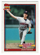 Jack Savage - Minnesota Twins (MLB Baseball Card) 1991 Topps # 357 Mint