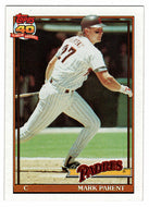 Mark Parent - San Diego Padres (MLB Baseball Card) 1991 Topps # 358 Mint