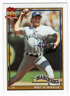 Mike Schooler - Seattle Mariners (MLB Baseball Card) 1991 Topps # 365 Mint