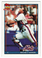 Mackey Sasser - New York Mets (MLB Baseball Card) 1991 Topps # 382 Mint