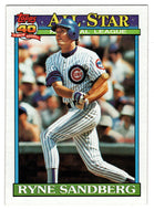 Ryne Sandberg - Chicago Cubs - All-Star (MLB Baseball Card) 1991 Topps # 398 Mint