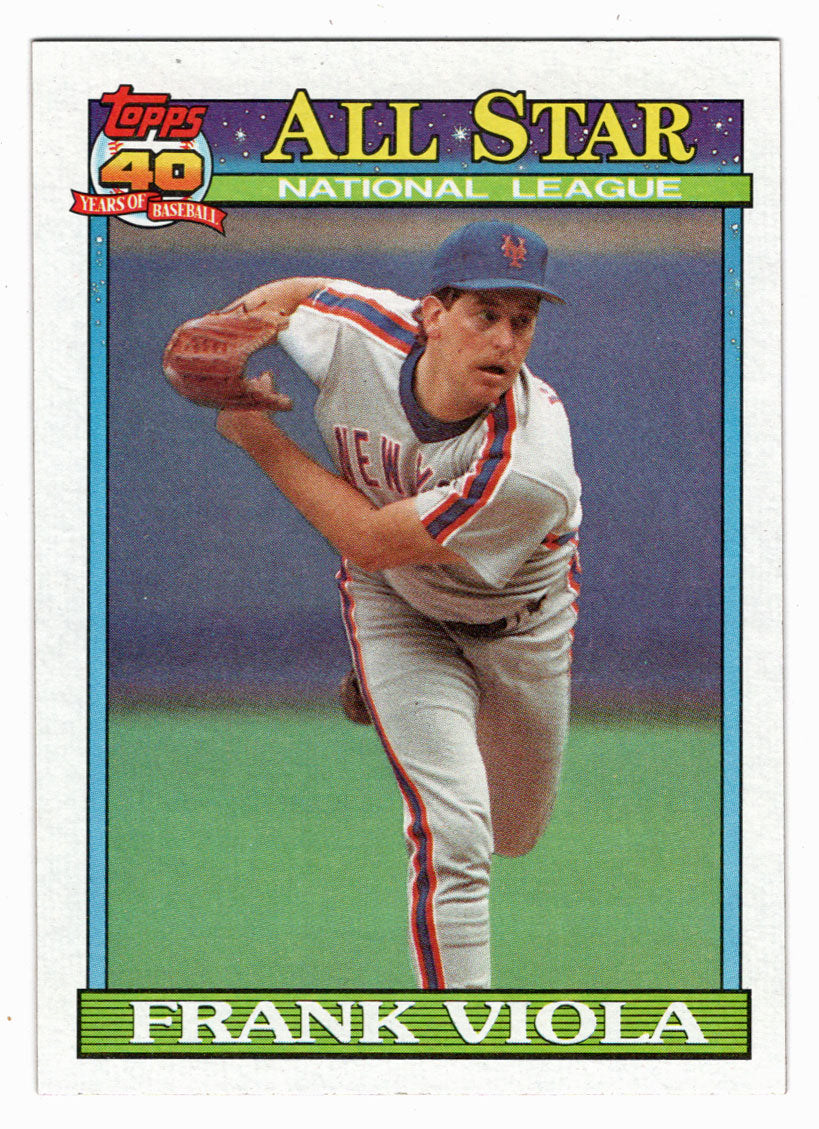 Frank Viola - New York Mets - All-Star (MLB Baseball Card) 1991 Topps # 406 Mint