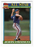 John Franco - New York Mets - All-Star (MLB Baseball Card) 1991 Topps # 407 Mint