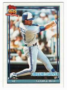 George Bell - Toronto Blue Jays (MLB Baseball Card) 1991 Topps # 440 Mint