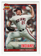Greg Swindell - Cleveland Indians (MLB Baseball Card) 1991 Topps # 445 Mint